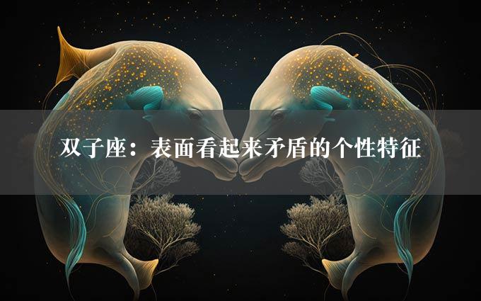 双子座：表面看起来矛盾的个性特征