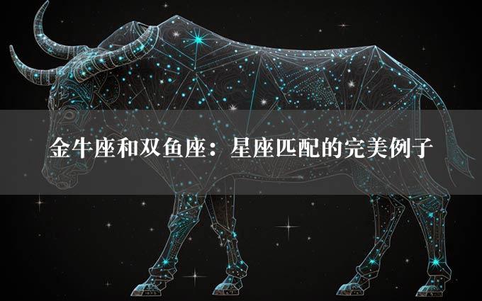 金牛座和双鱼座：星座匹配的完美例子