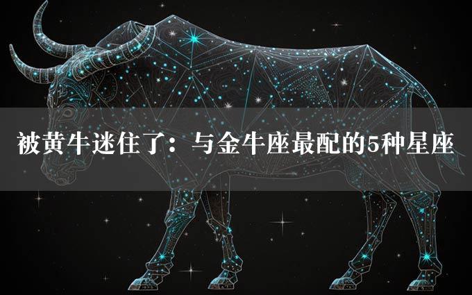 被黄牛迷住了：与金牛座最配的5种星座