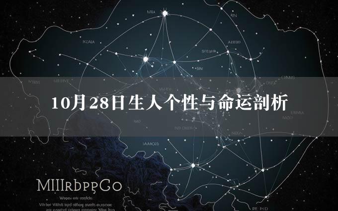 10月28日生人个性与命运剖析