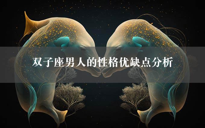 双子座男人的性格优缺点分析