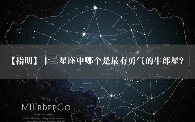 【指明】十二星座中哪个是最有勇气的牛郎星？