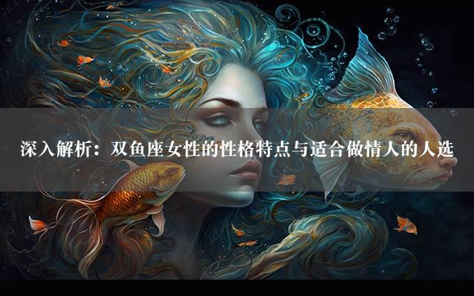 深入解析：双鱼座女性的性格特点与适合做情人的人选