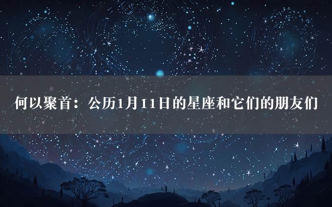 何以聚首：公历1月11日的星座和它们的朋友们