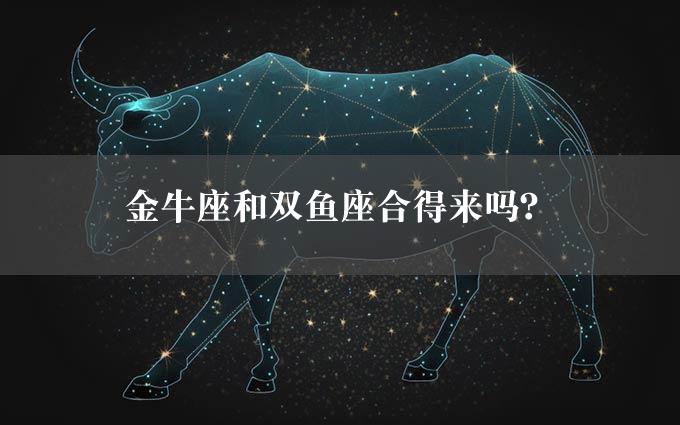 金牛座和双鱼座合得来吗？