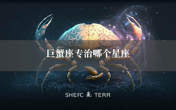 巨蟹座专治哪个星座