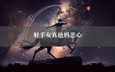 射手女真他妈恶心