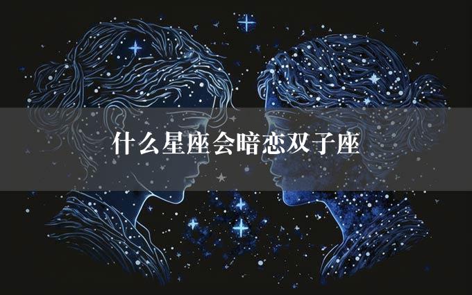 什么星座会暗恋双子座