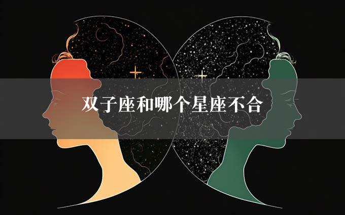 双子座和哪个星座不合