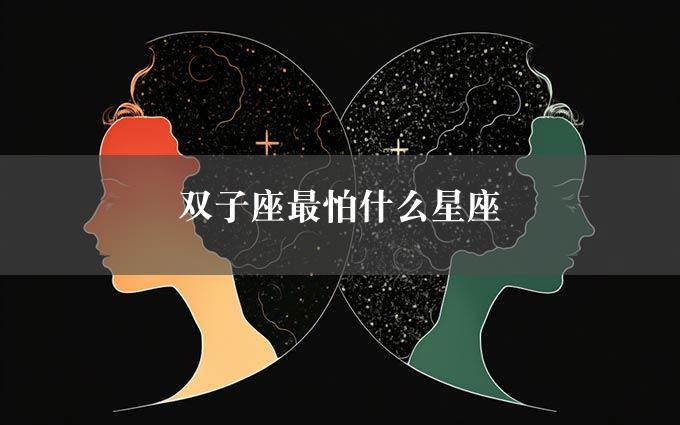 双子座最怕什么星座