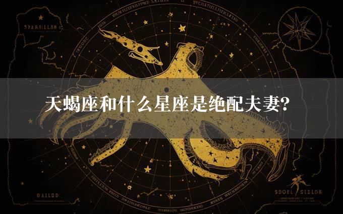 天蝎座和什么星座是绝配夫妻？