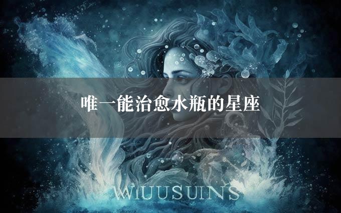 唯一能治愈水瓶的星座