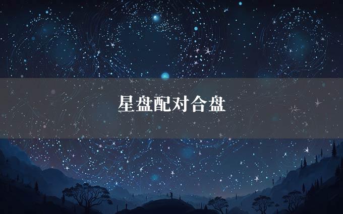 星盘配对合盘