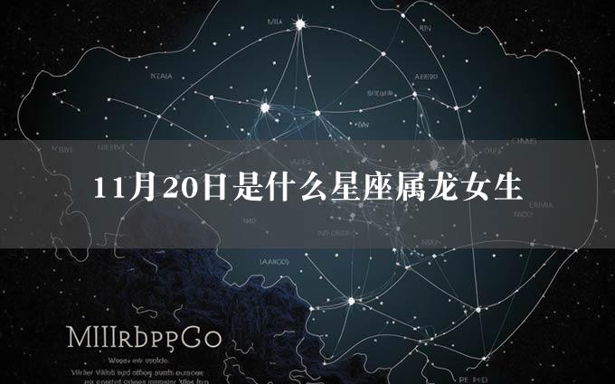 11月20日是什么星座属龙女生