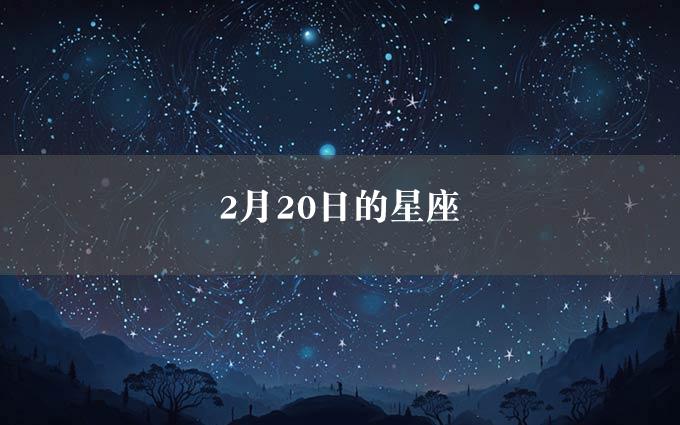 2月20日的星座