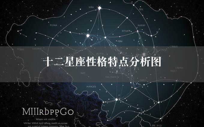 十二星座性格特点分析图