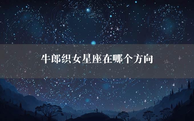 牛郎织女星座在哪个方向