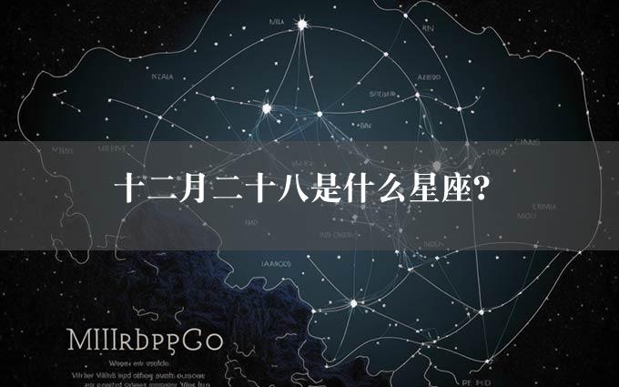 十二月二十八是什么星座？