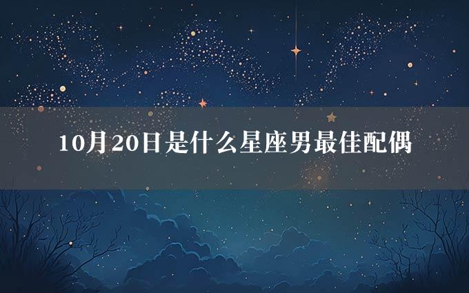 10月20日是什么星座男最佳配偶